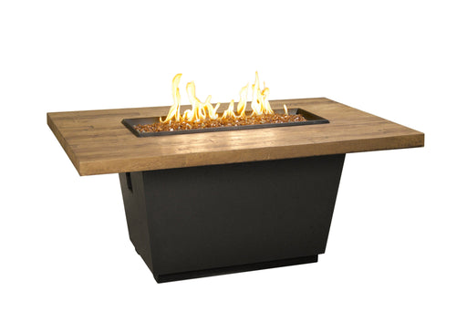 American Fyre Designs Fire Table American Fyre Designs - 54" Reclaimed Wood Cosmopolitan Rectangle Firetable