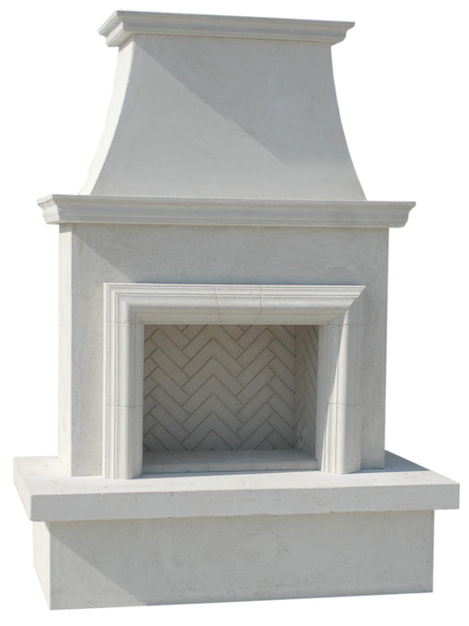 American Fyre Designs Outdoor Fireplace American Fyre Designs Contractor's Model with Moulding - 045-11-A-WC-RBC