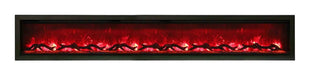 Amantii Electric Fireplace Amantii - 100" Clean face Electric Fireplace - SYM-100
