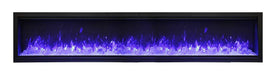 Amantii Electric Fireplace Amantii - 100" Extra Tall Clean face Electric Fireplace - SYM-100-XT