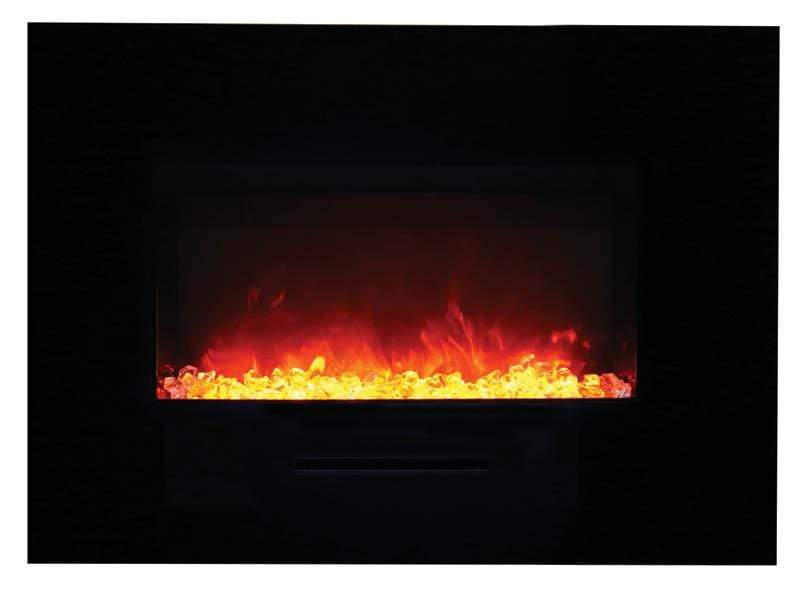 Amantii Electric Fireplace Amantii 26" Flush Mount Electric Fireplace - WM-FM-26-3623-BG
