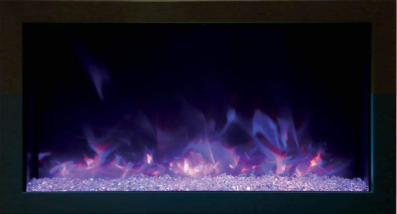 Amantii Electric Fireplace Amantii 30″ Extra Slim Indoor or Outdoor Electric Fireplace - BI-30-XTRASLIM