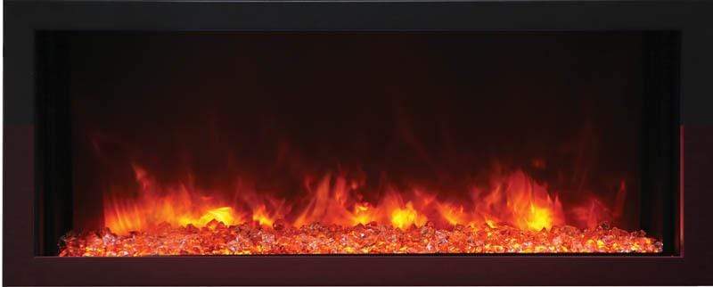 Amantii Electric Fireplace Amantii 40″ Extra Slim Indoor or Outdoor Electric Fireplace  - BI-40-XTRASLIM