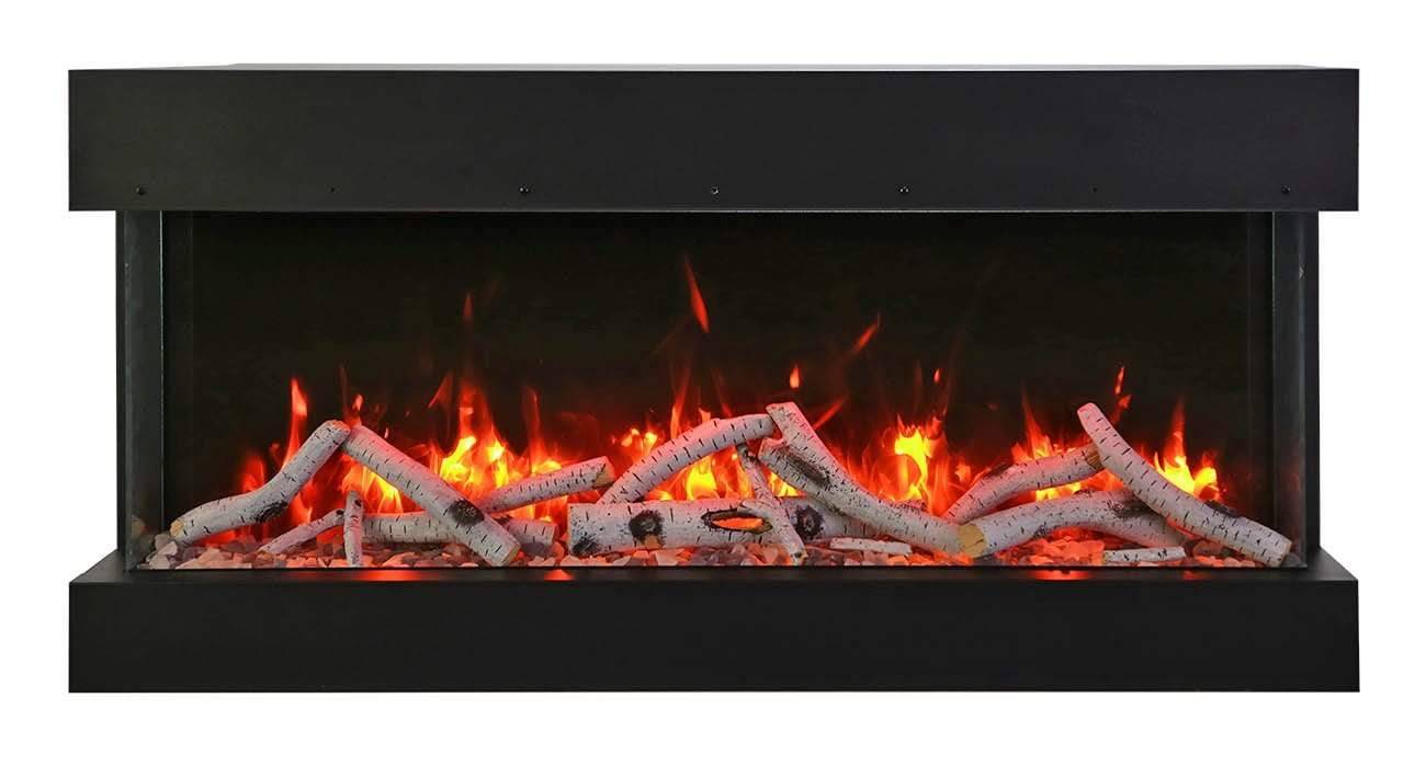 Amantii Electric Fireplace Amantii 50" 3 Sided Glass Fireplace - 50-TRV-slim