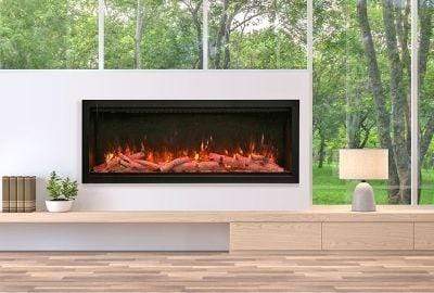 Amantii Electric Fireplace Amantii - 60" Extra Tall Clean face Electric Fireplace - SYM-60-XT