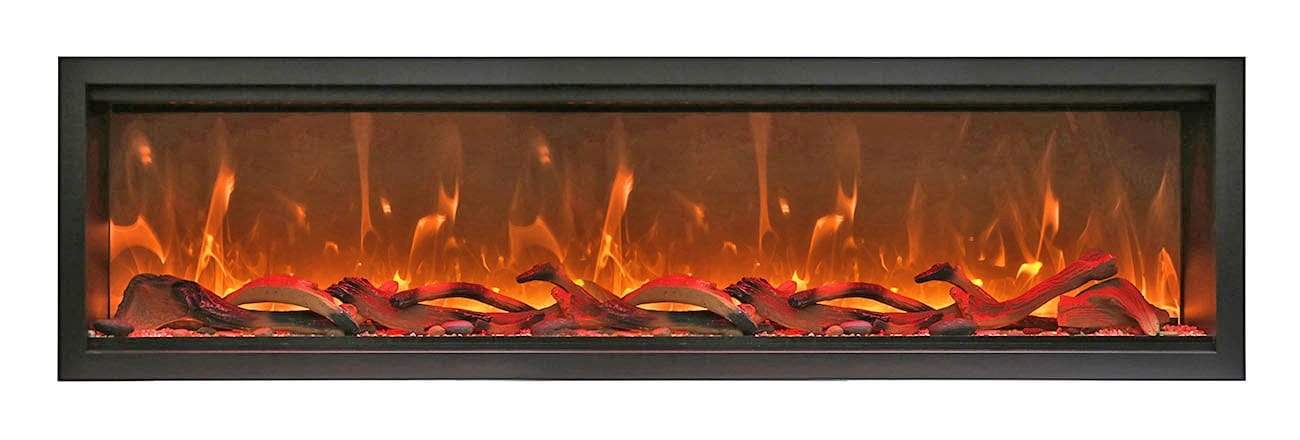 Amantii Electric Fireplace Amantii - 74" Extra Tall Clean face Electric Fireplace - SYM-74-XT