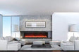 Amantii Electric Fireplace Amantii - 88″ Wide – Deep Indoor or Outdoor Electric Fireplace - BI-88-DEEP-XT