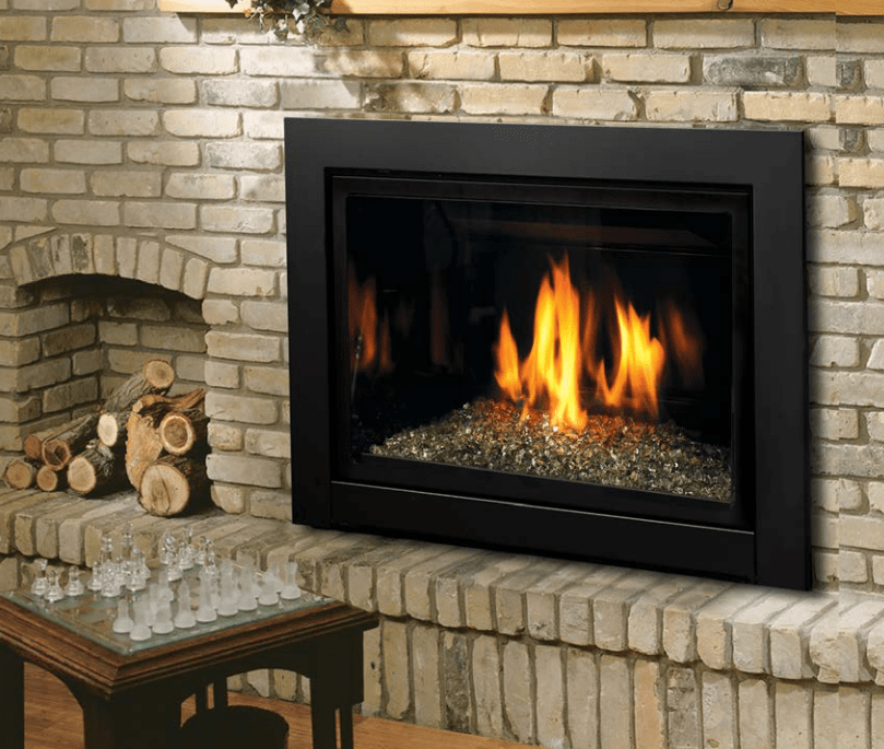 Kingsman Fireplace Insert Kingsman 26 Inch Direct Vent Gas Fireplace Insert - IDV26