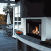 Kingsman Outdoor Gas Fireplace Kingsman 42 Inch Outdoor Gas Fireplace - OFP42