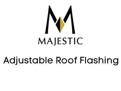 Majestic Chimney Venting Majestic 10" B-Vent Components - Adjustable Roof Flashing