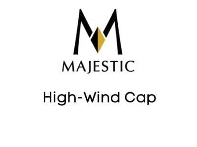 Majestic Chimney Venting Majestic 10" B-Vent Components - High-Wind Cap
