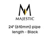 Majestic Chimney Venting Majestic 24" (610mm) pipe length - Black