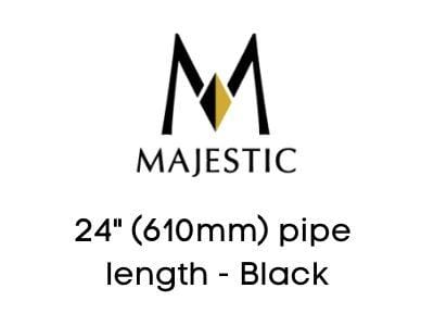 Majestic Chimney Venting Majestic 24" (610mm) pipe length - Black