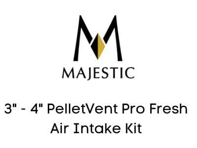 Majestic Chimney Venting Majestic 3" - 4" PelletVent Pro Fresh Air Intake Kit