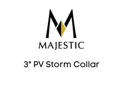 Majestic Chimney Venting Majestic 3" PV Storm Collar