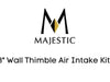 Majestic Chimney Venting Majestic 3" Wall Thimble Air Intake Kit