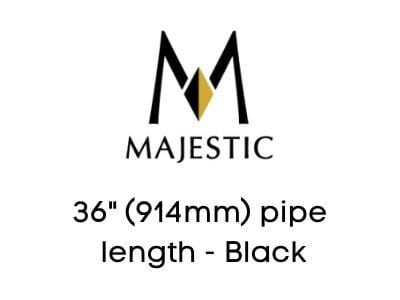Majestic Chimney Venting Majestic 36" (914mm) pipe length - Black