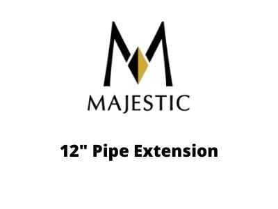 Majestic Chimney Venting Majestic 4" Pellet Vent Pro - 12" Pipe Extension