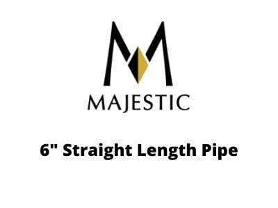 Majestic Chimney Venting Majestic 4" Pellet Vent Pro - 6" Straight Length Pipe