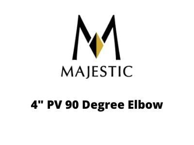 Majestic Chimney Venting Majestic 4" PV 90 Degree Elbow
