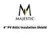 Majestic Chimney Venting Majestic 4" PV Attic Insulation Shield