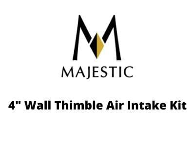 Majestic Chimney Venting Majestic 4" Wall Thimble Air Intake Kit