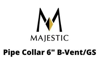 Majestic Chimney Venting Majestic 5" B-vent Fireplace - Pipe Collar 6" B-Vent/GS