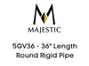 Majestic Chimney Venting Majestic 5GV36 - 36" Length Round Rigid Pipe