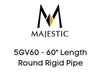Majestic Chimney Venting Majestic 5GV60 - 60" Length Round Rigid Pipe