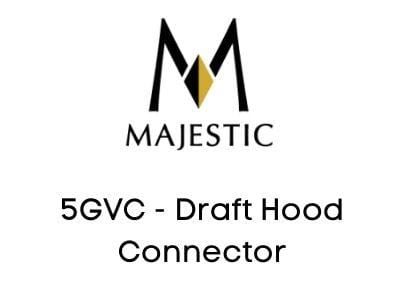 Majestic Chimney Venting Majestic 5GVC - Draft Hood Connector