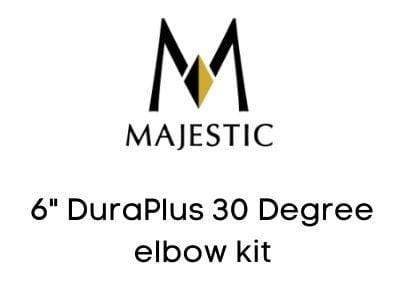 Majestic Chimney Venting Majestic 6" DuraPlus 30 Degree elbow kit