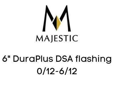 Majestic Chimney Venting Majestic 6" DuraPlus DSA flashing 0/12-6/12 - DV-6DP-F6DSA