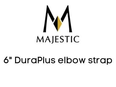 Majestic Chimney Venting Majestic 6" DuraPlus elbow strap - DV-6DP-ES