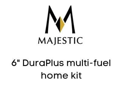 Majestic Chimney Venting Majestic 6" DuraPlus multi-fuel home kit - DV-6DP-KMFG