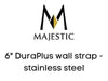 Majestic Chimney Venting Majestic 6" DuraPlus wall strap - stainless steel - DV-6DP-WSSS