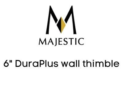 Majestic Chimney Venting Majestic 6" DuraPlus wall thimble