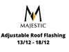 Majestic Chimney Venting Majestic 6" DuraTech - Adjustable Roof Flashing 13/12 - 18/12 - DV-6DT-F18