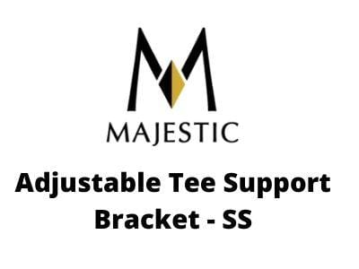 Majestic Chimney Venting Majestic 6" DuraTech - Adjustable Tee Support Bracket - SS