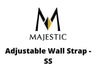 Majestic Chimney Venting Majestic 6" DuraTech - Adjustable Wall Strap - SS - DV-6DT-WSSS