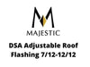 Majestic Chimney Venting Majestic 6" DuraTech - DSA Adjustable Roof Flashing 7/12-12/12 - DV-6DT-F12DSA