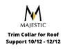 Majestic Chimney Venting Majestic 6" DuraTech - Trim Collar for Roof Support 10/12 - 12/12