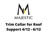 Majestic Chimney Venting Majestic 6" DuraTech - Trim Collar for Roof Support 4/12 - 6/12 - DV-6DT-RSTC6