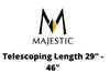 Majestic Chimney Venting Majestic 6" DVL- Telescoping Length 29" - 46" - DV-6DVL-46TA
