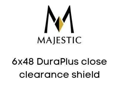 Majestic Chimney Venting Majestic 6x48 DuraPlus close clearance shield