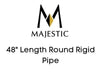 Majestic Chimney Venting Majestic 8" B-Vent Components - 48" Length Round Rigid Pipe