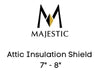Majestic Chimney Venting Majestic 8" B-Vent Components - Attic Insulation Shield 7" - 8"