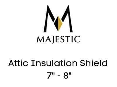 Majestic Chimney Venting Majestic 8" B-Vent Components - Attic Insulation Shield 7" - 8"