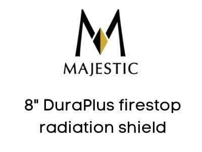 Majestic Chimney Venting Majestic 8" DuraPlus firestop radiation shield - DV-8DP-FRS
