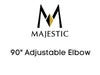 Majestic Chimney Venting Majestic B-Vent 90 Degree Adjustable Elbow - DV-8GVL90