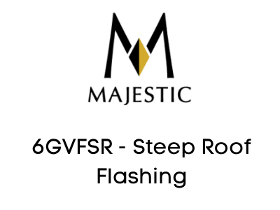 Majestic Chimney Venting Majestic B-Vent Steep Roof Flashing - DV-6GVFSR